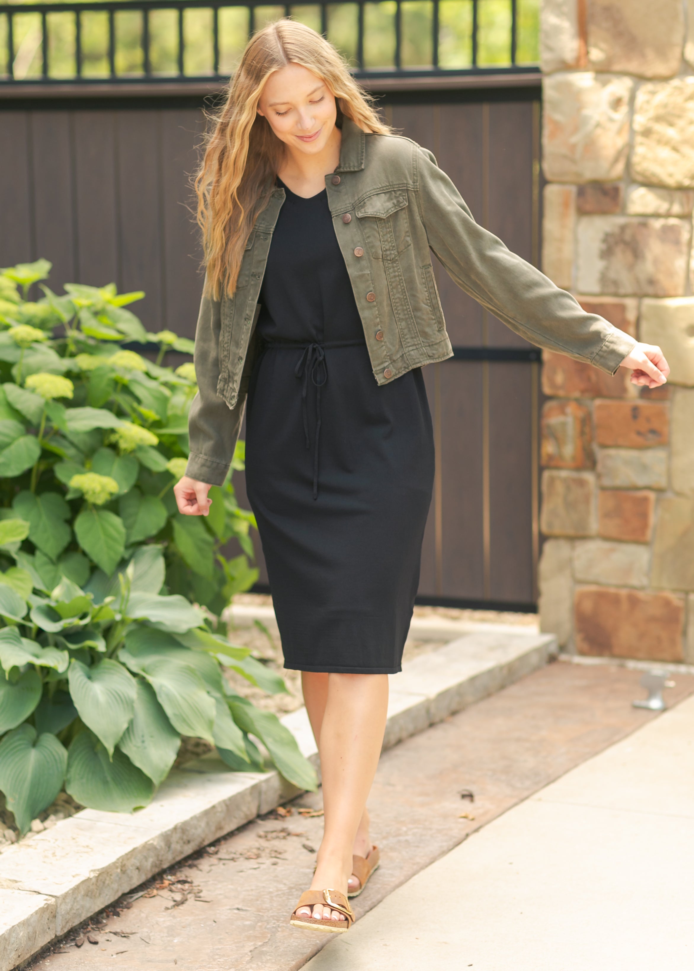 Eliza Knit Midi Dress Inherit Co.