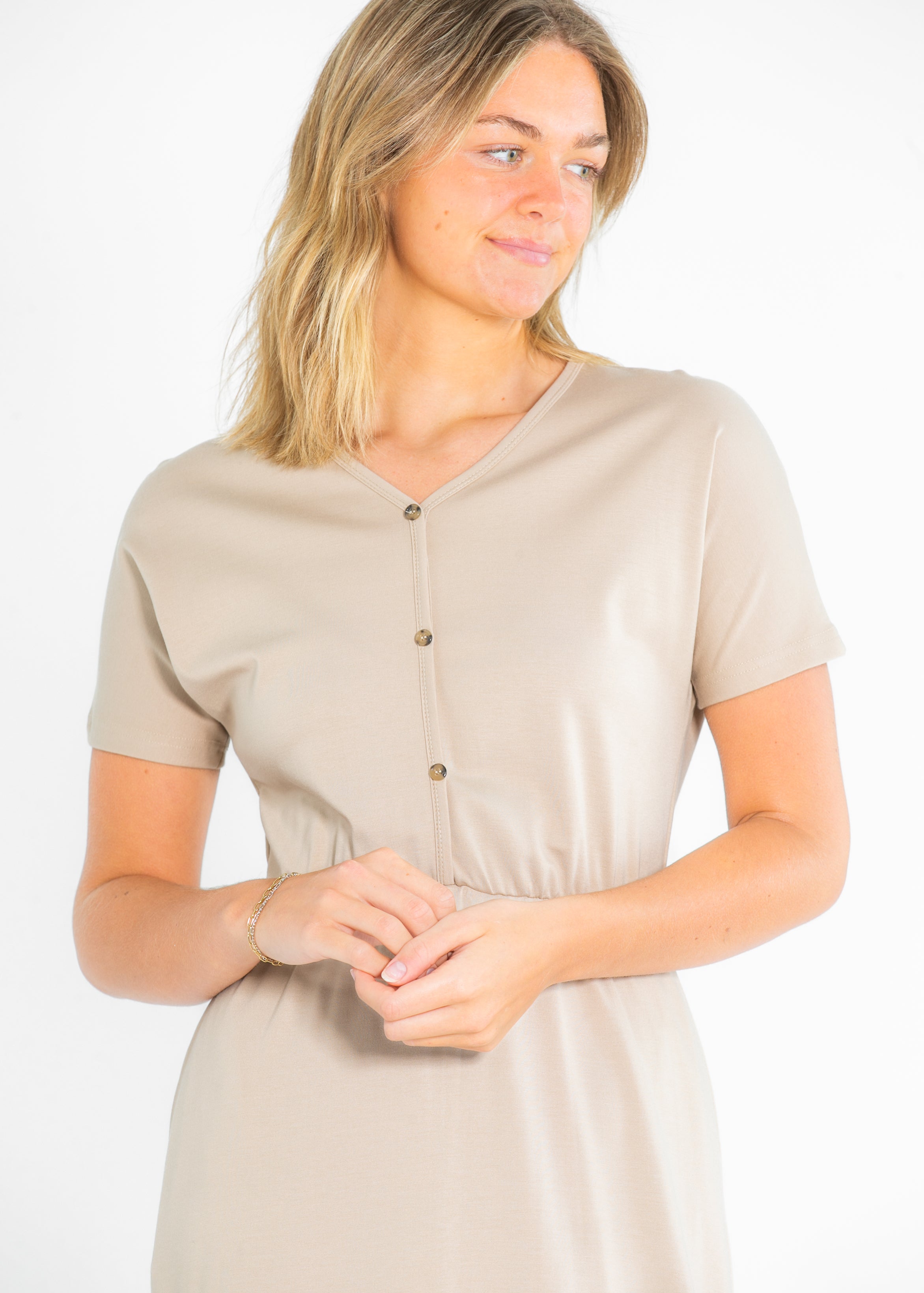 Ella Cinched Waist Maxi Dress Inherit Co.