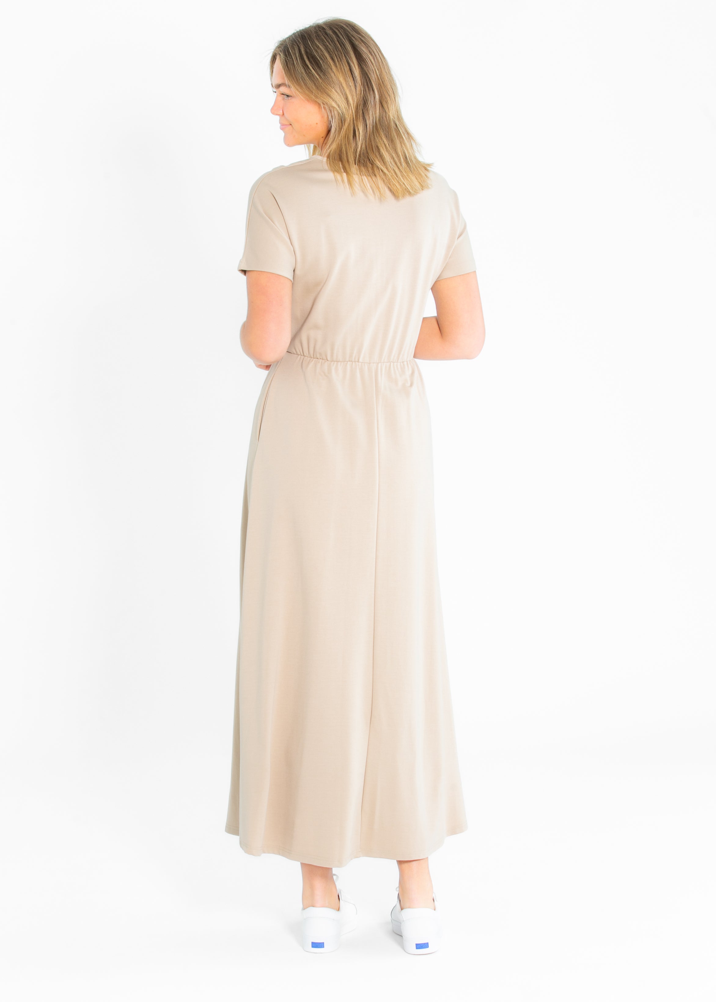 Ella Cinched Waist Maxi Dress Inherit Co.