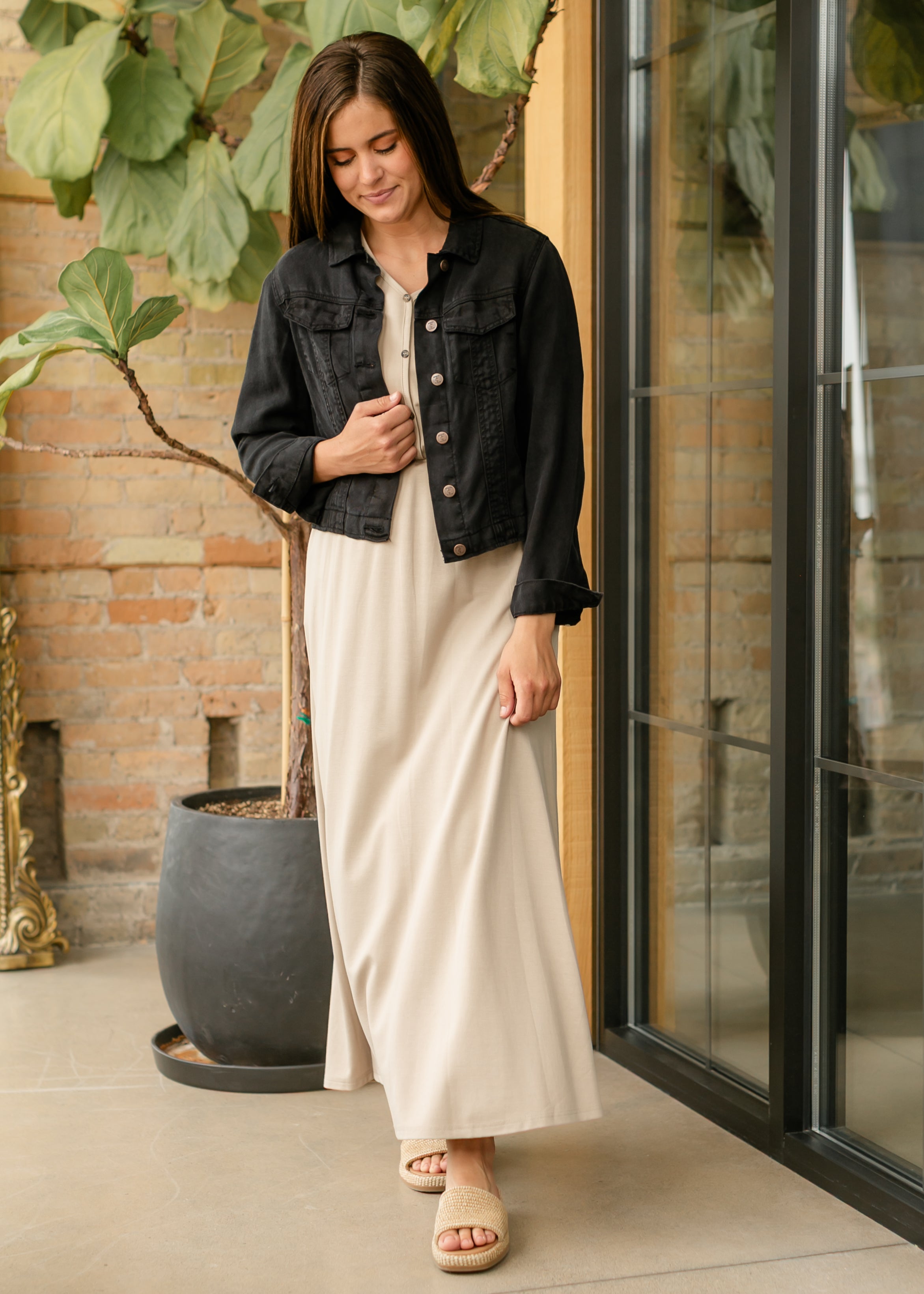 Ella Cinched Waist Maxi Dress Inherit Co.