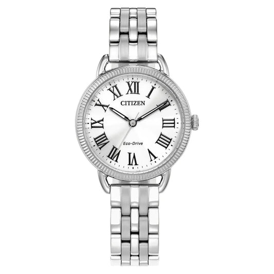 Bids.com Citizen Women's Classic watch, elegant stainless steel design with a refined dial, perfect for daily wear.