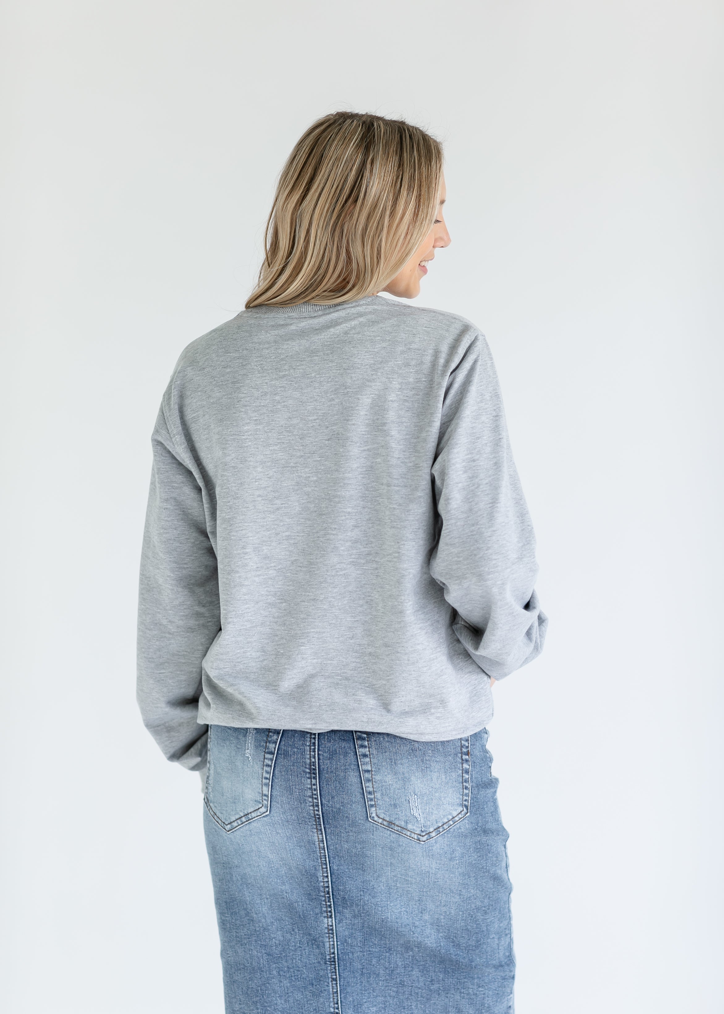 Embossed Inherit Logo Crewneck Sweatshirt Inherit Co.