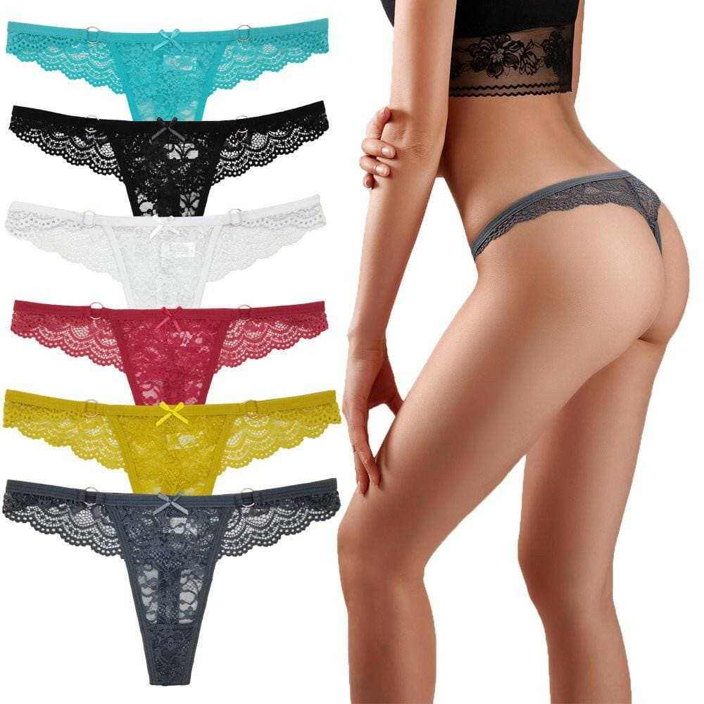 Lace Cutout Women's Thong in Multiple Colors - Love Salve 