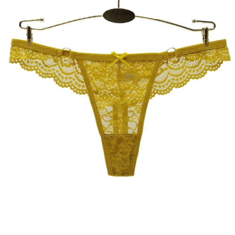 Lace Cutout Women's Thong in Multiple Colors - Love Salve 