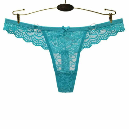 Lace Cutout Women's Thong in Multiple Colors - Love Salve 