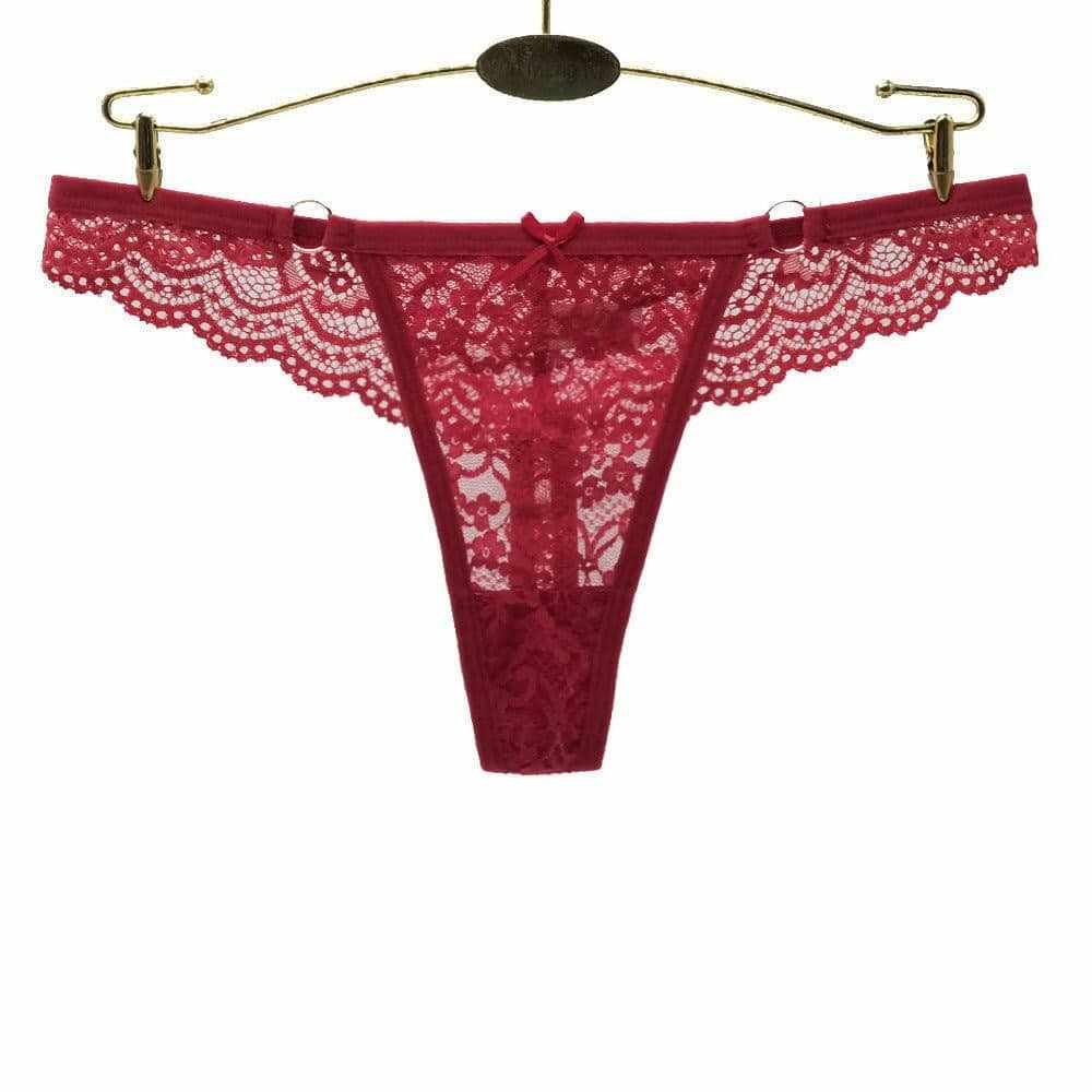 Lace Cutout Women's Thong in Multiple Colors - Love Salve 