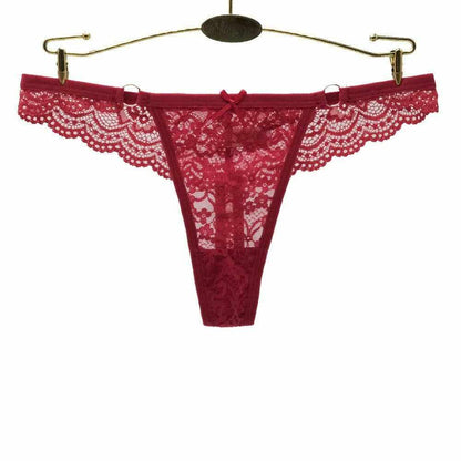 Lace Cutout Women's Thong in Multiple Colors - Love Salve 