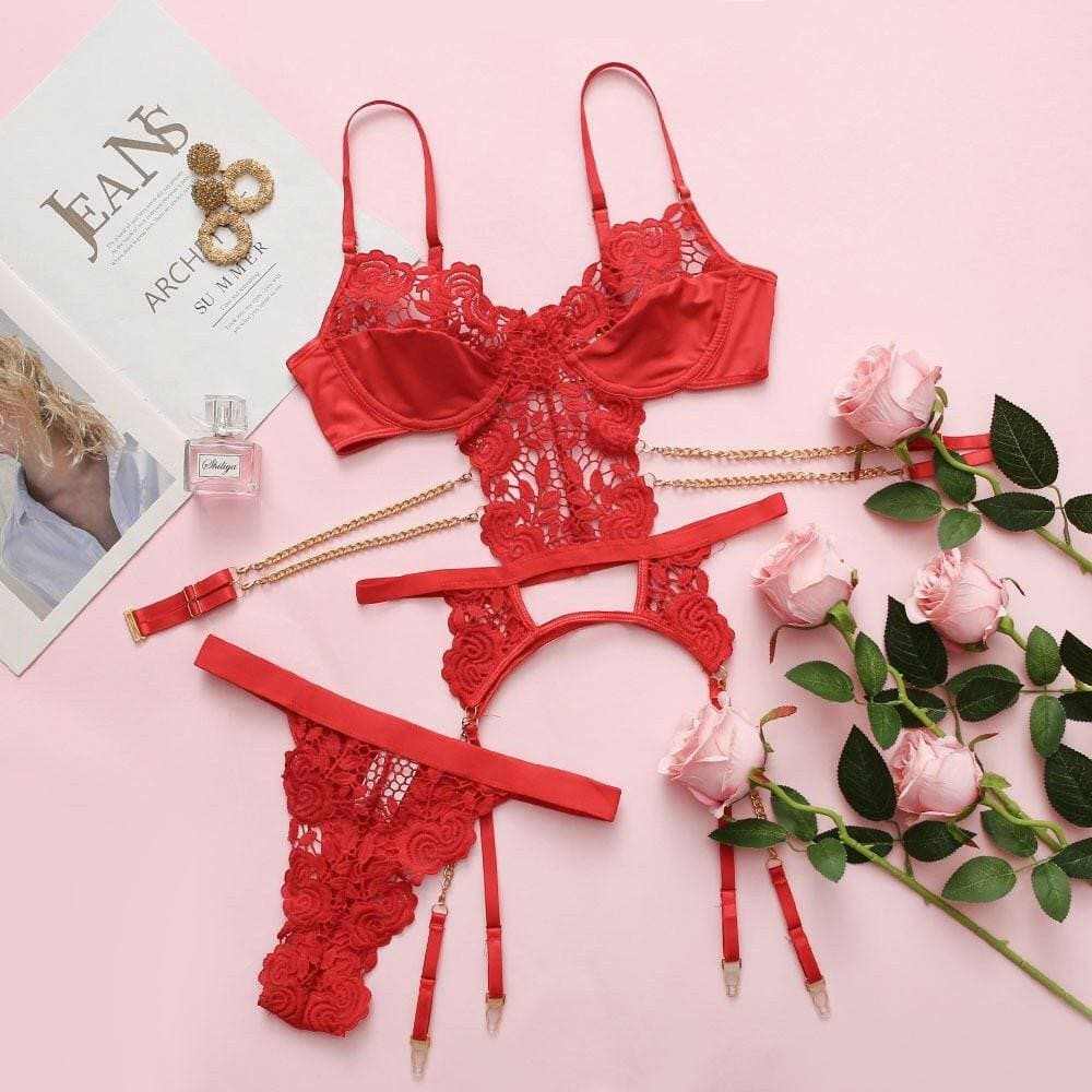 Sensual Lace Temptation Set - Love Salve 