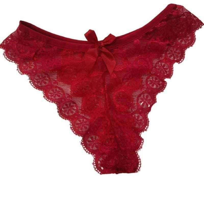 Seductive Lace Bow Detailed Women's Underwear with European and American Flair - Love Salve 