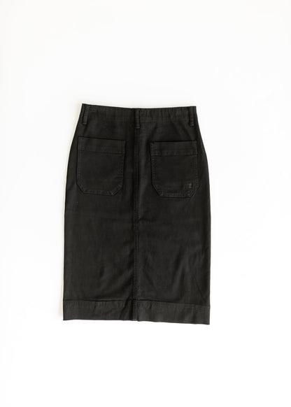 Erica Cotton Twill Midi Skirt Inherit Co.