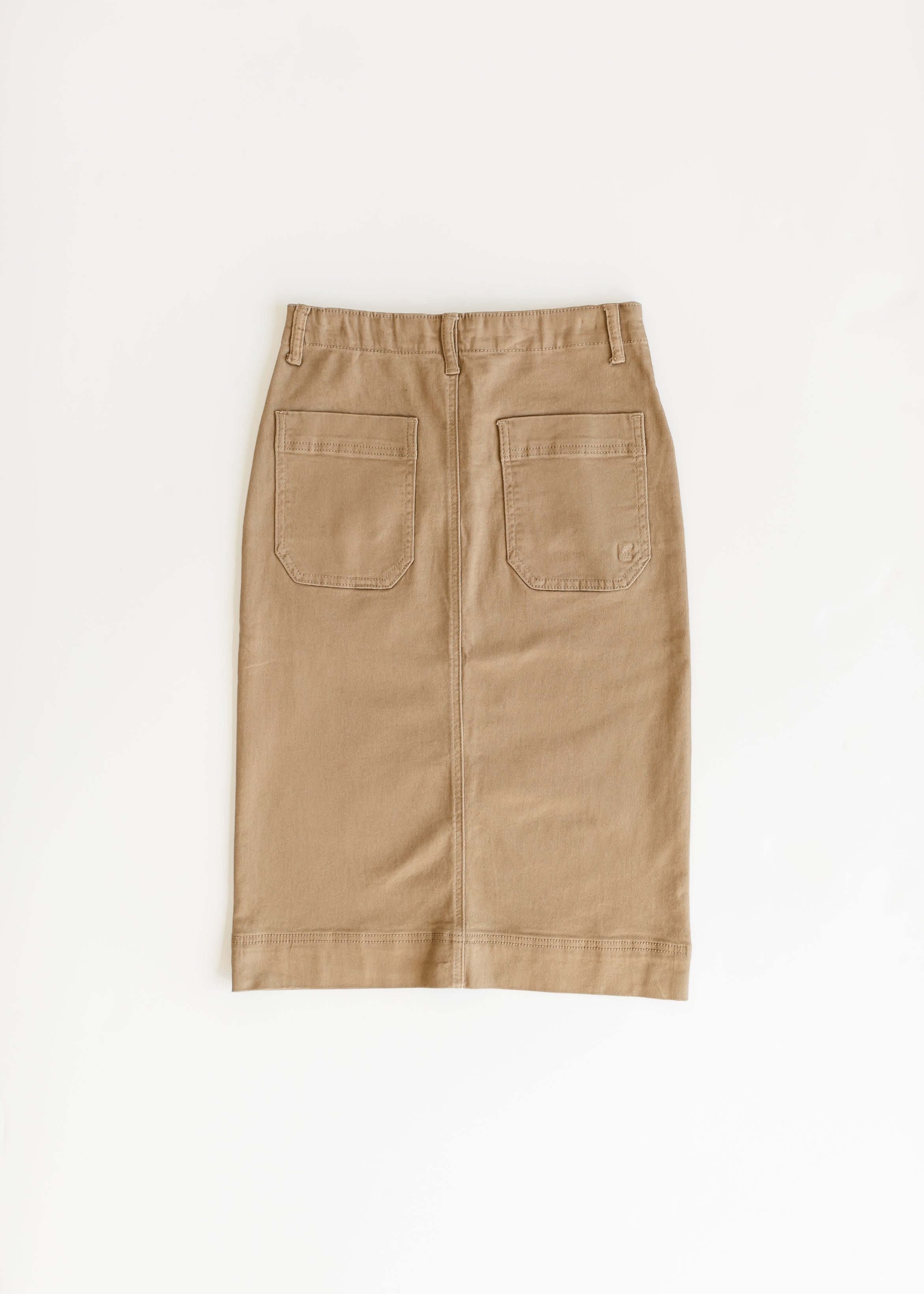 Erica Cotton Twill Midi Skirt Inherit Co.