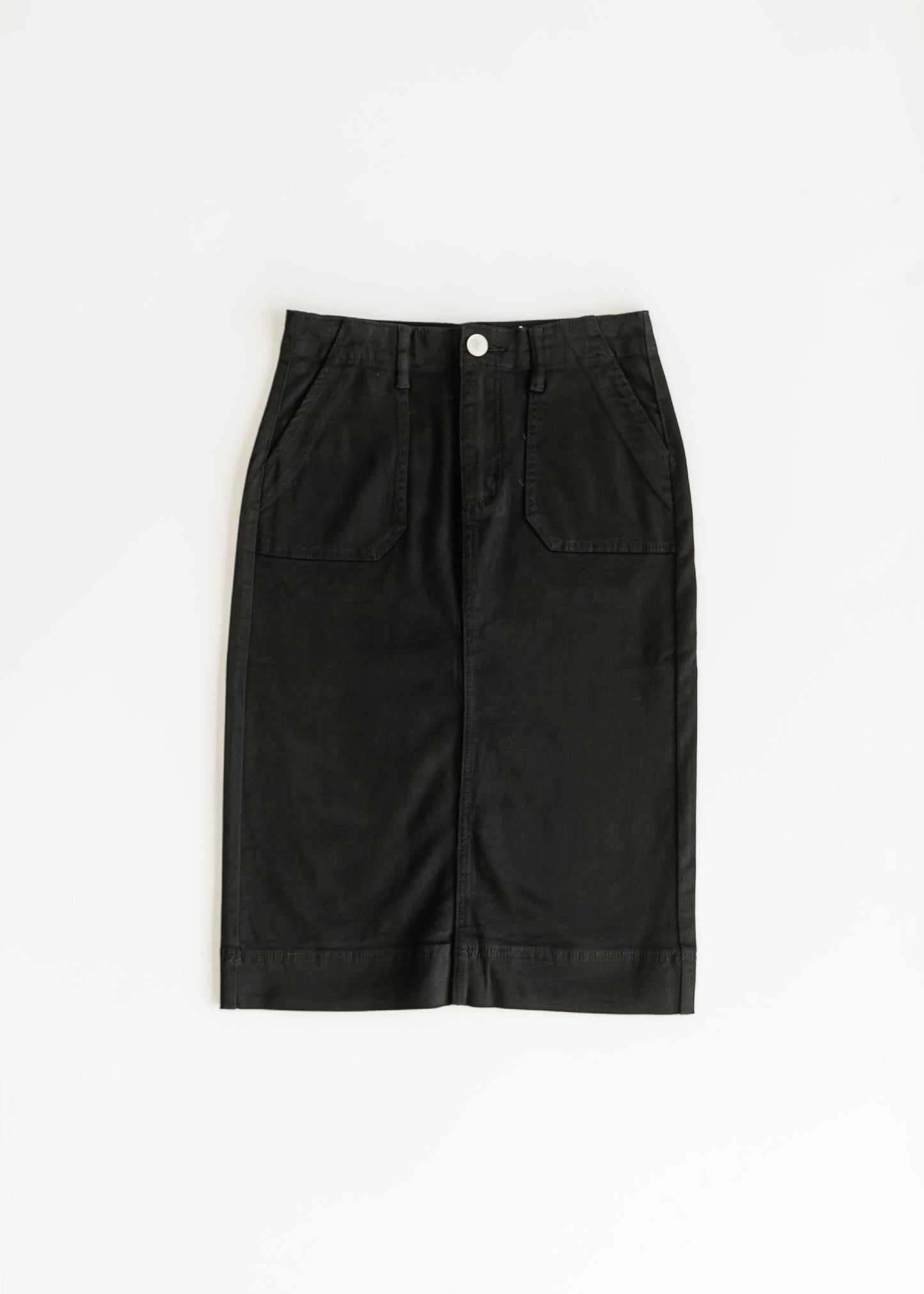 Erica Cotton Twill Midi Skirt Inherit Co.