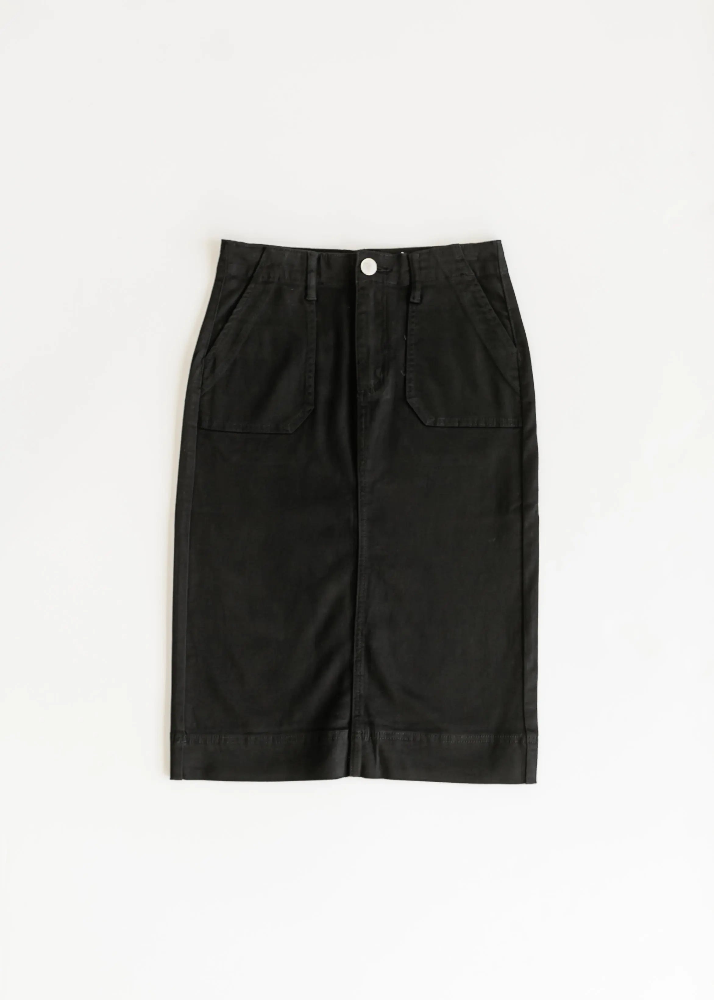 Erica Cotton Twill Midi Skirt Inherit Co.