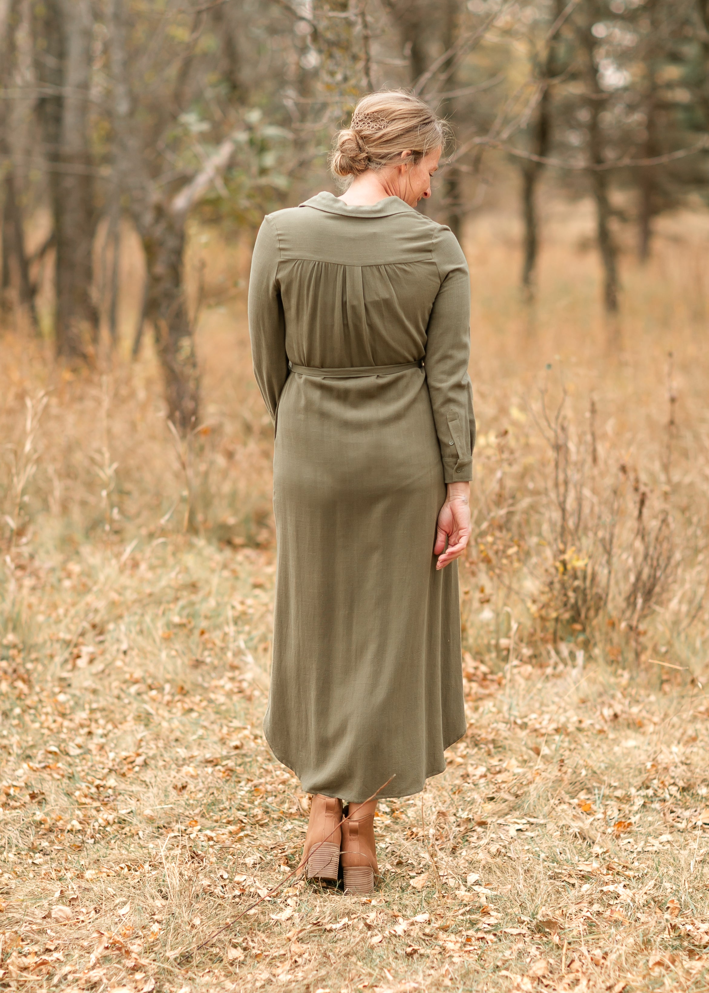 Essential Linen Shirt Dress Inherit Co.