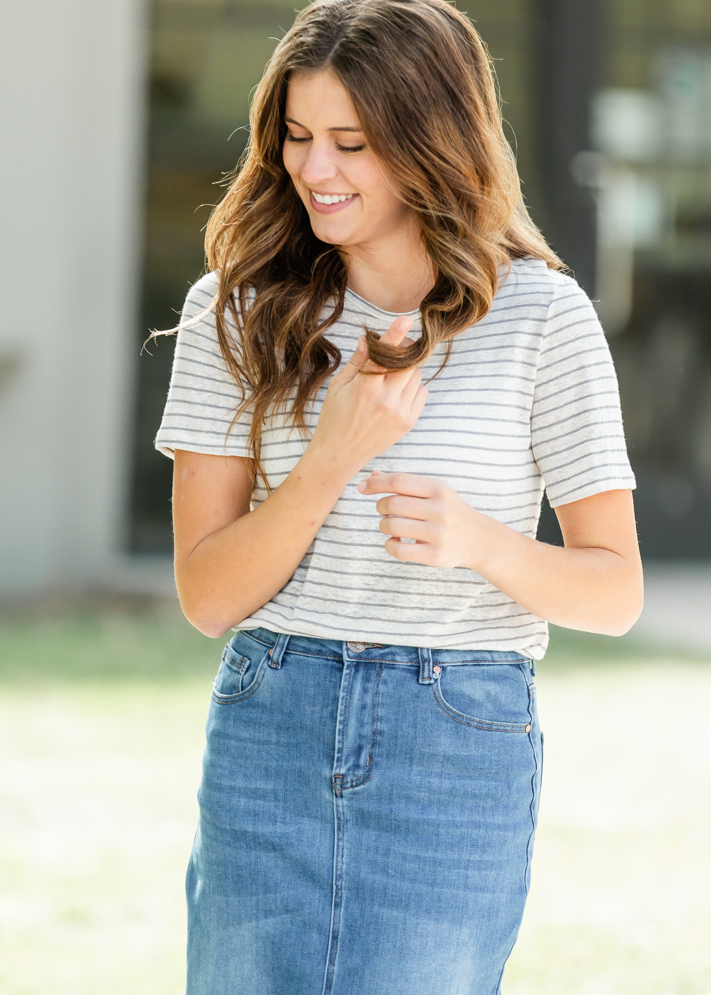 Essential Linen Short Sleeve T-shirt Inherit Co.