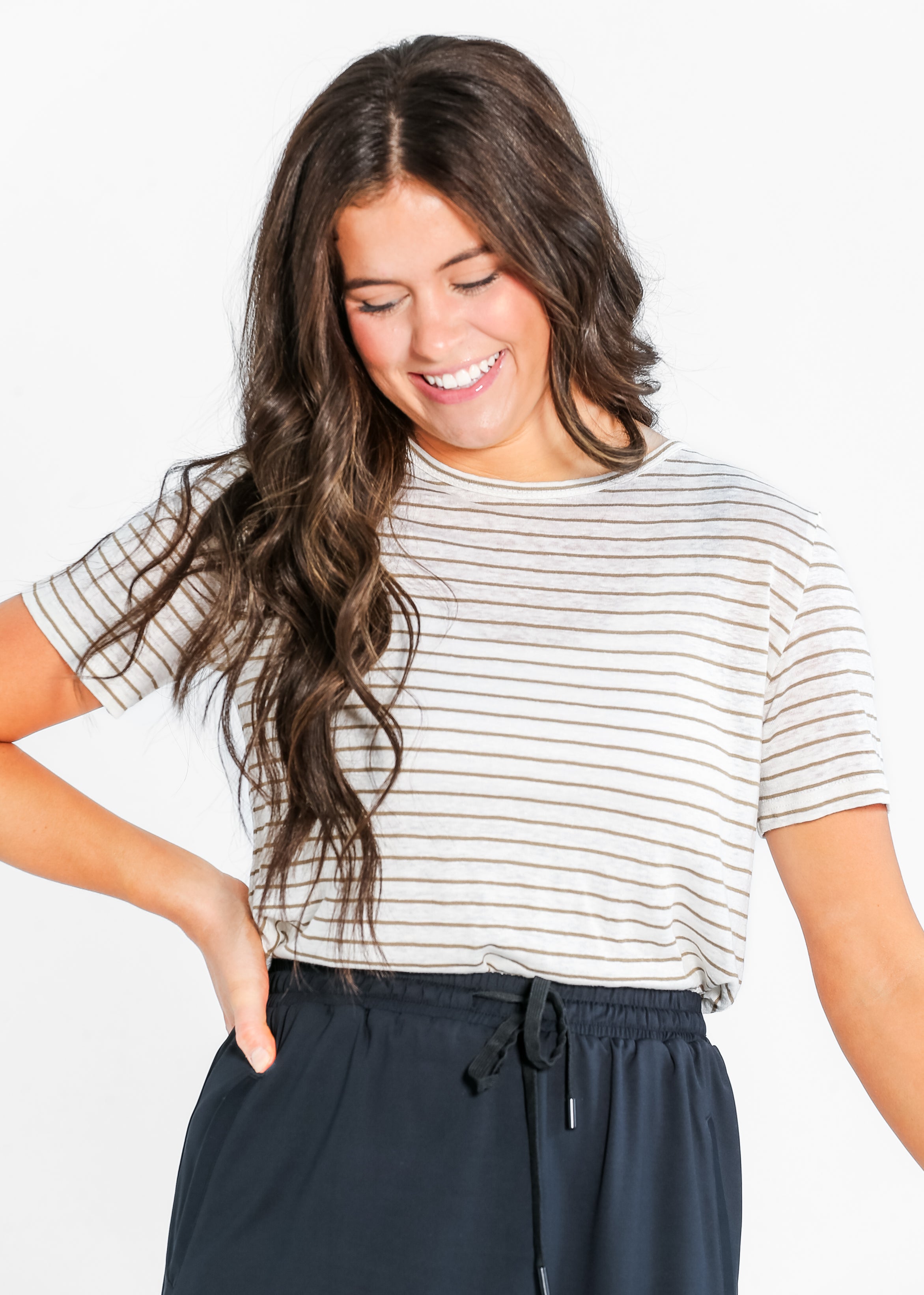 Essential Linen Short Sleeve T-shirt Inherit Co.