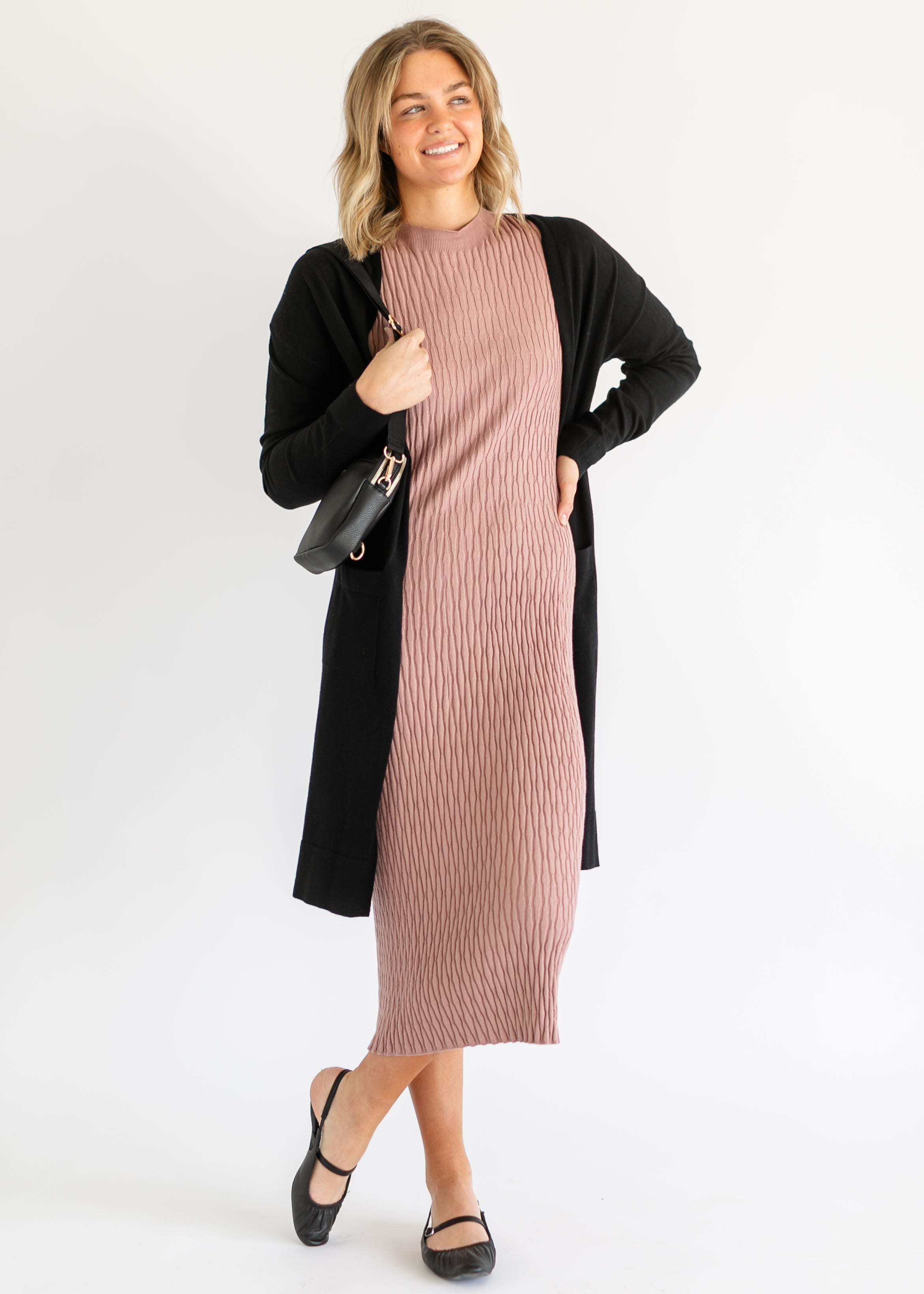 Essential Long + Soft Cardigan Inherit Co.