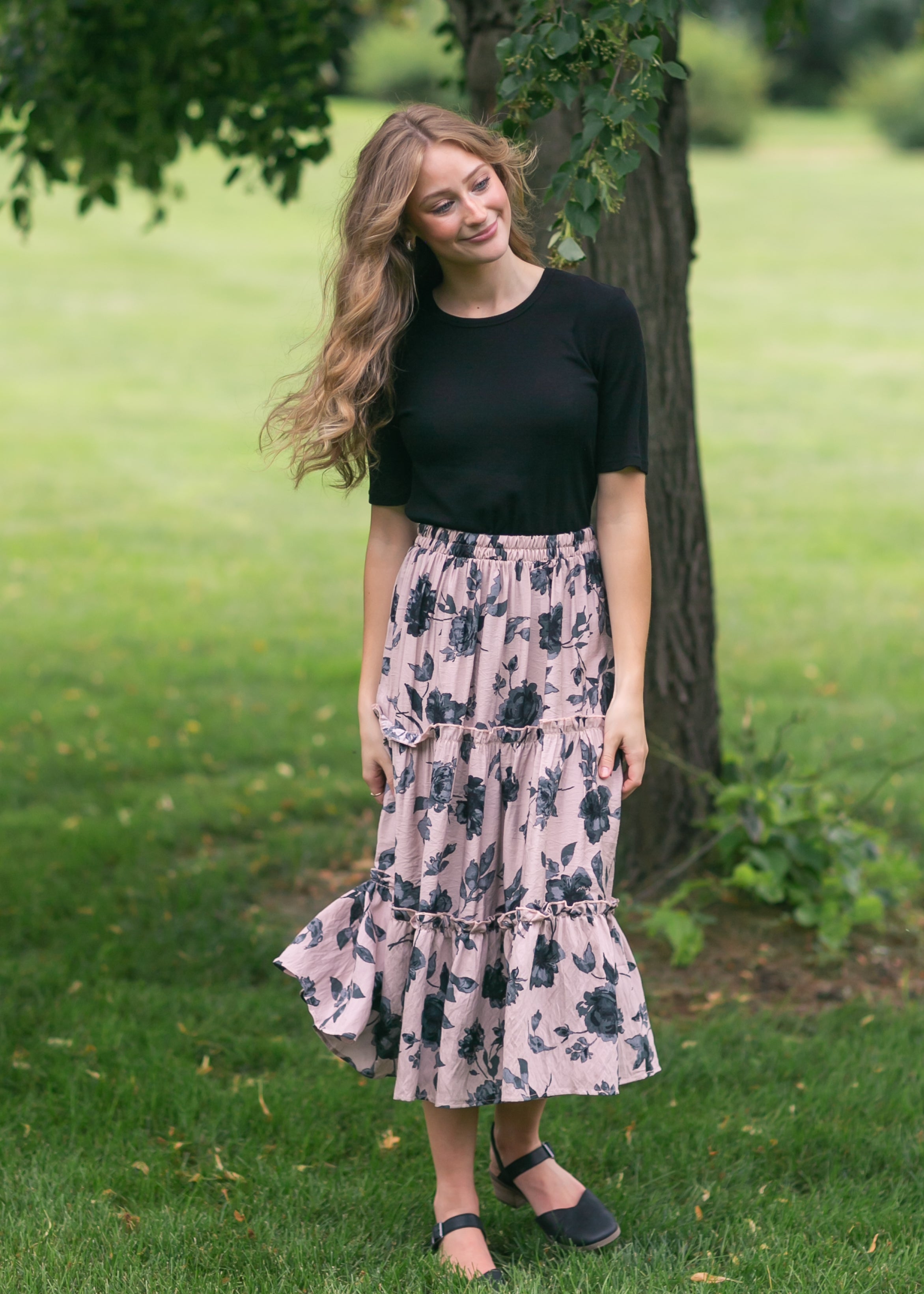 Essential Ribbed Half Sleeve Tee Inherit Co.