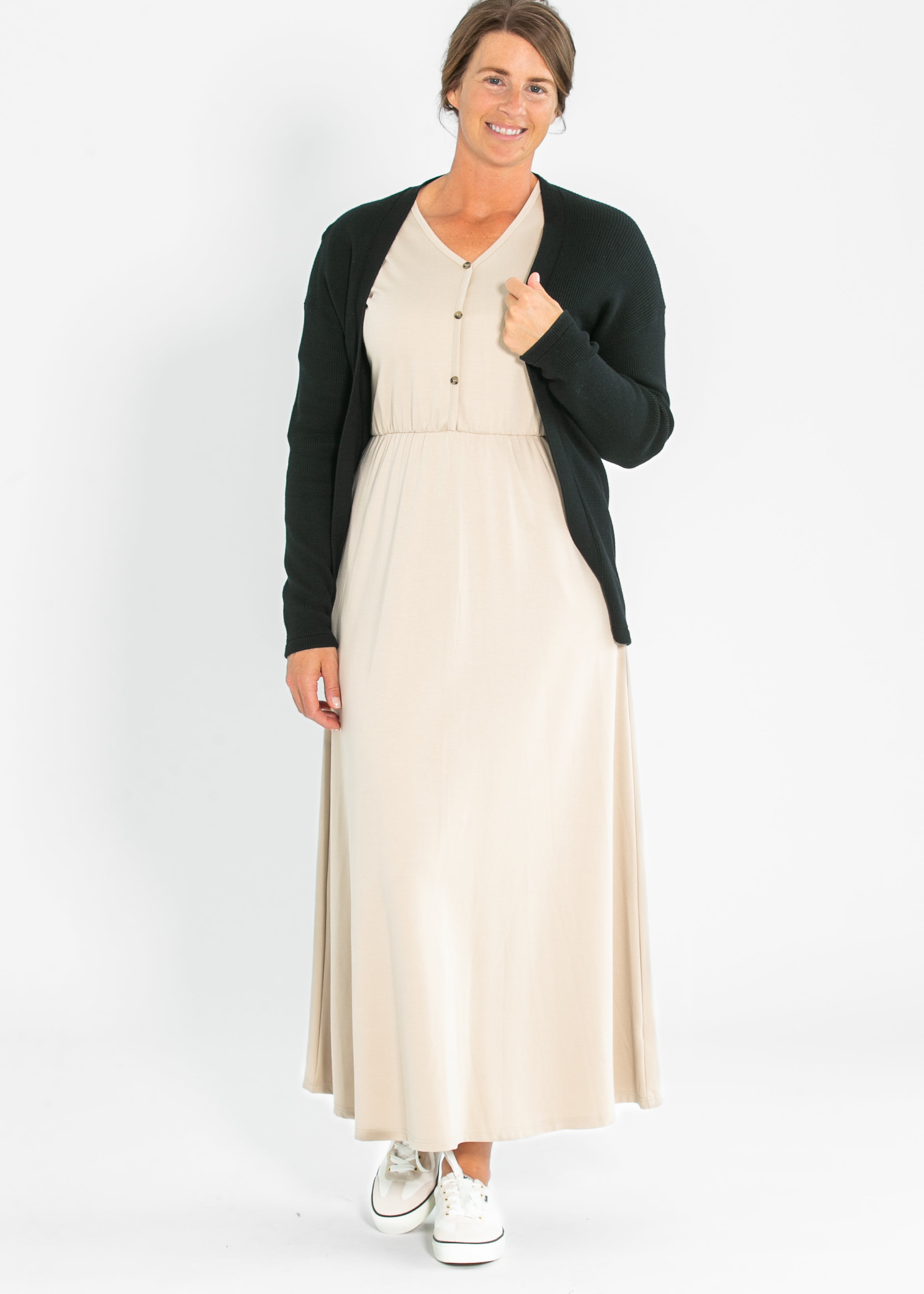 Essential Waffle Knit Cardigan - FINAL SALE Inherit Co.