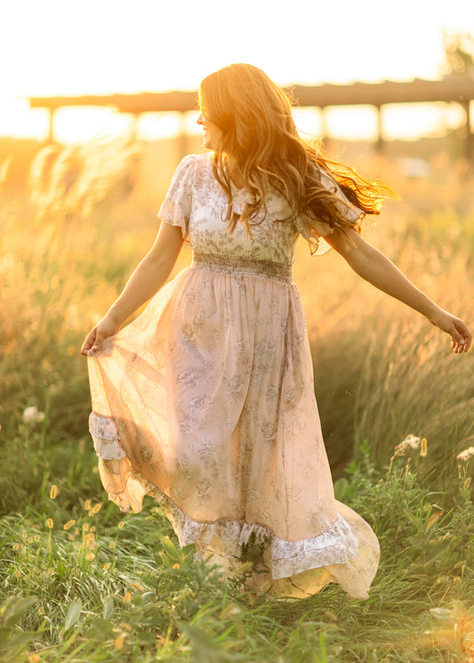 Estelle Floral Maxi Dress - FINAL SALE Inherit Co.