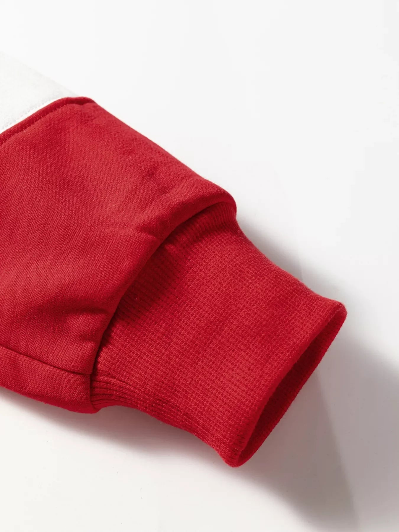 Colorblock Drop Shoulder Baggy Sweatshirt Simply Love