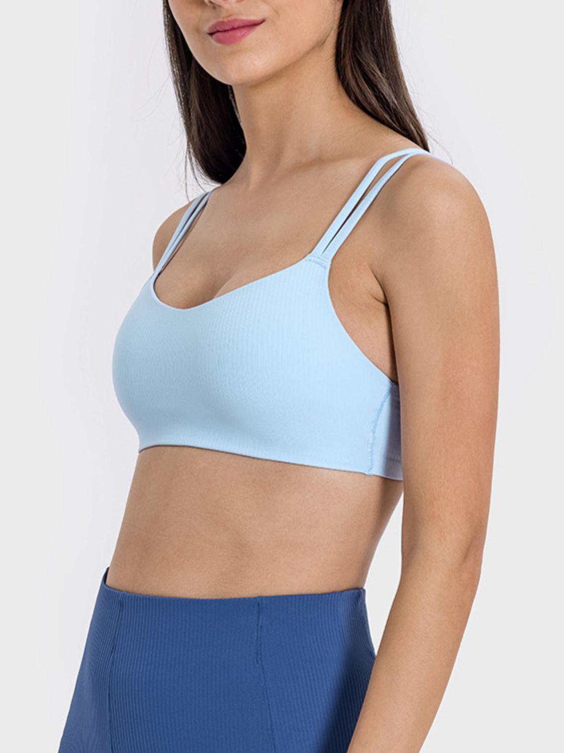 Scoop Neck Double Strap Active Cami Coco’s Tee Boutique