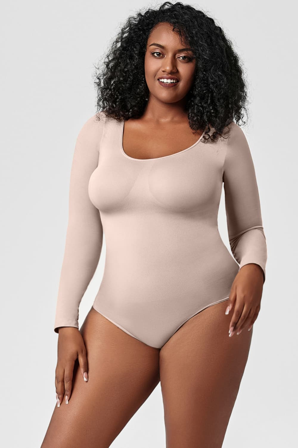 Long Sleeve Shaping Bodysuit.