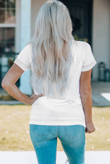 Cowboy Graphic Round Neck Tee