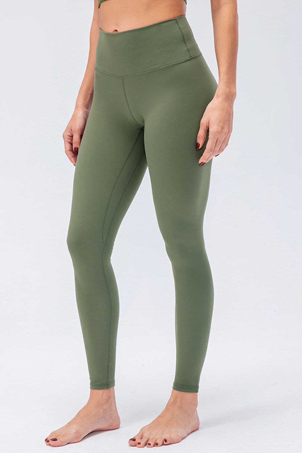 Wide Waistband Slim Fit Active Leggings.