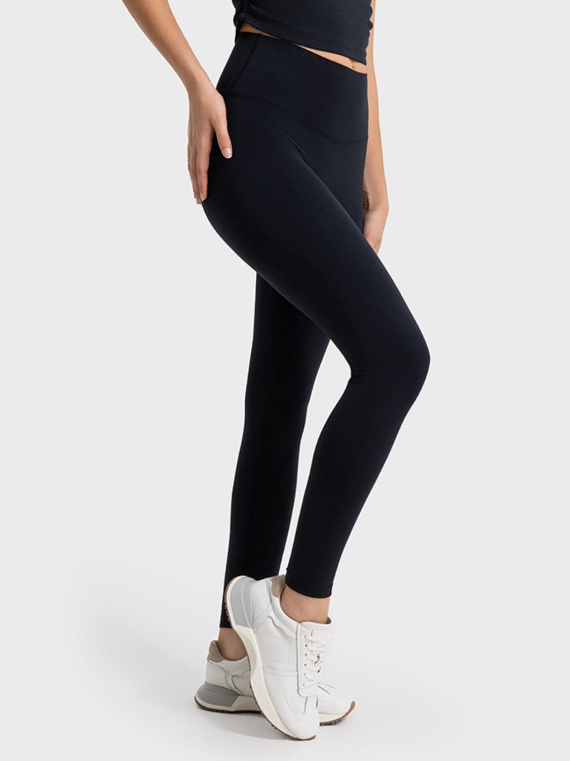 Wide Waistband Sports Leggings.