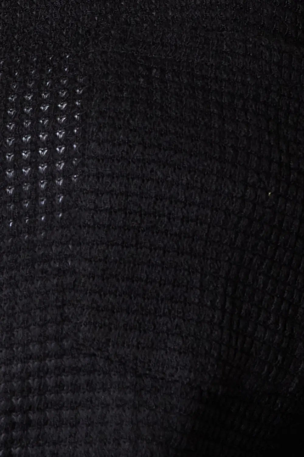 Double Take Waffle-Knit Collared Neck Dropped Shoulder Shirt - Love Salve