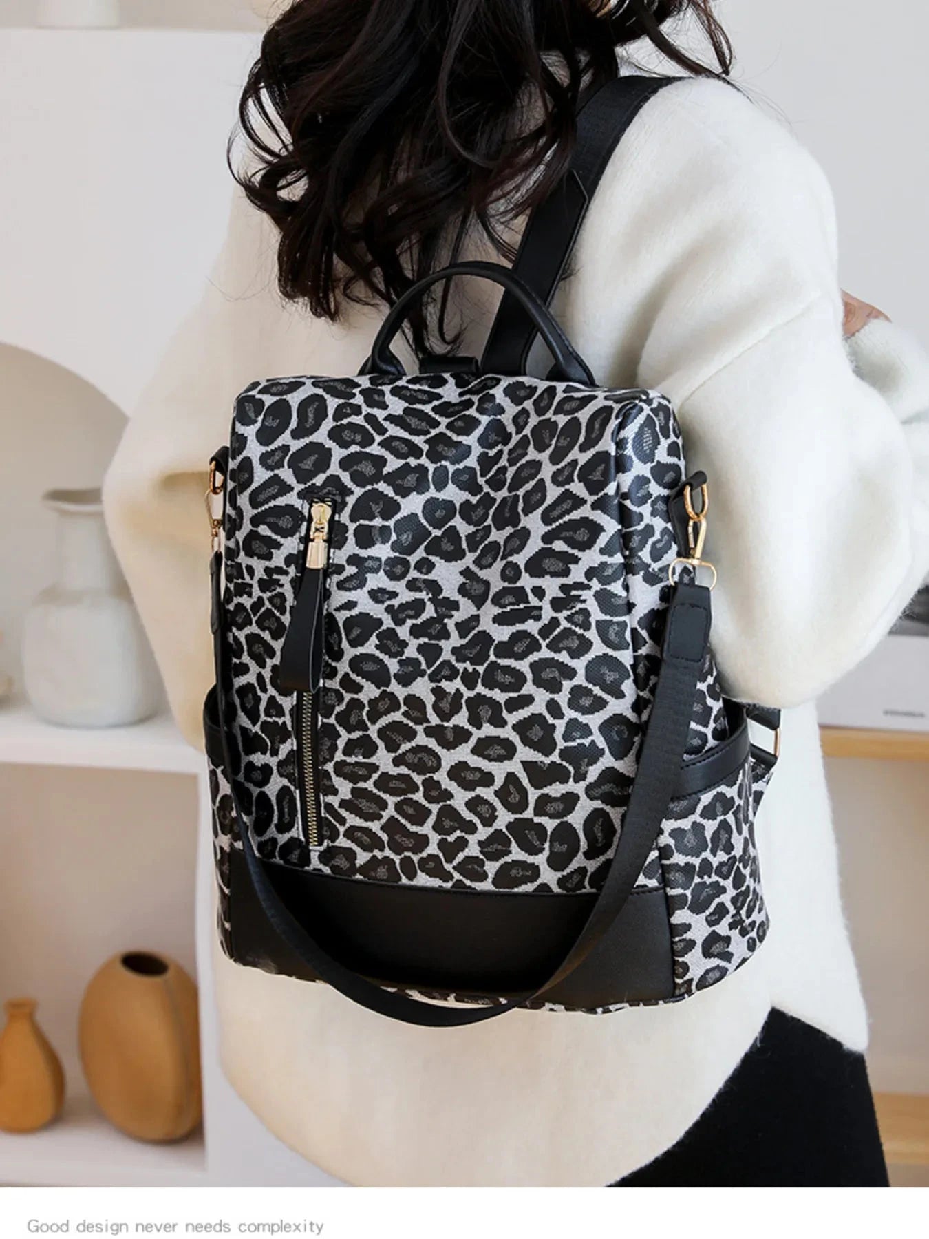 Leopard Print Backpack Bag Coco’s Tee Boutique