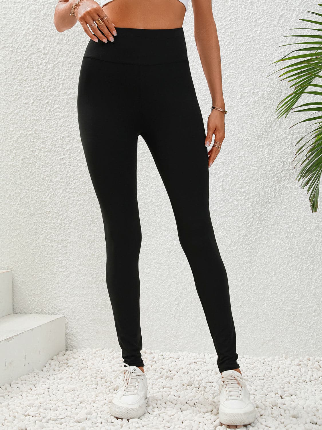 Wide Waistband Leggings.