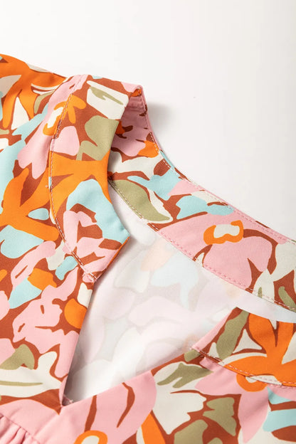 Simply Love: Floral Tiered Blouse