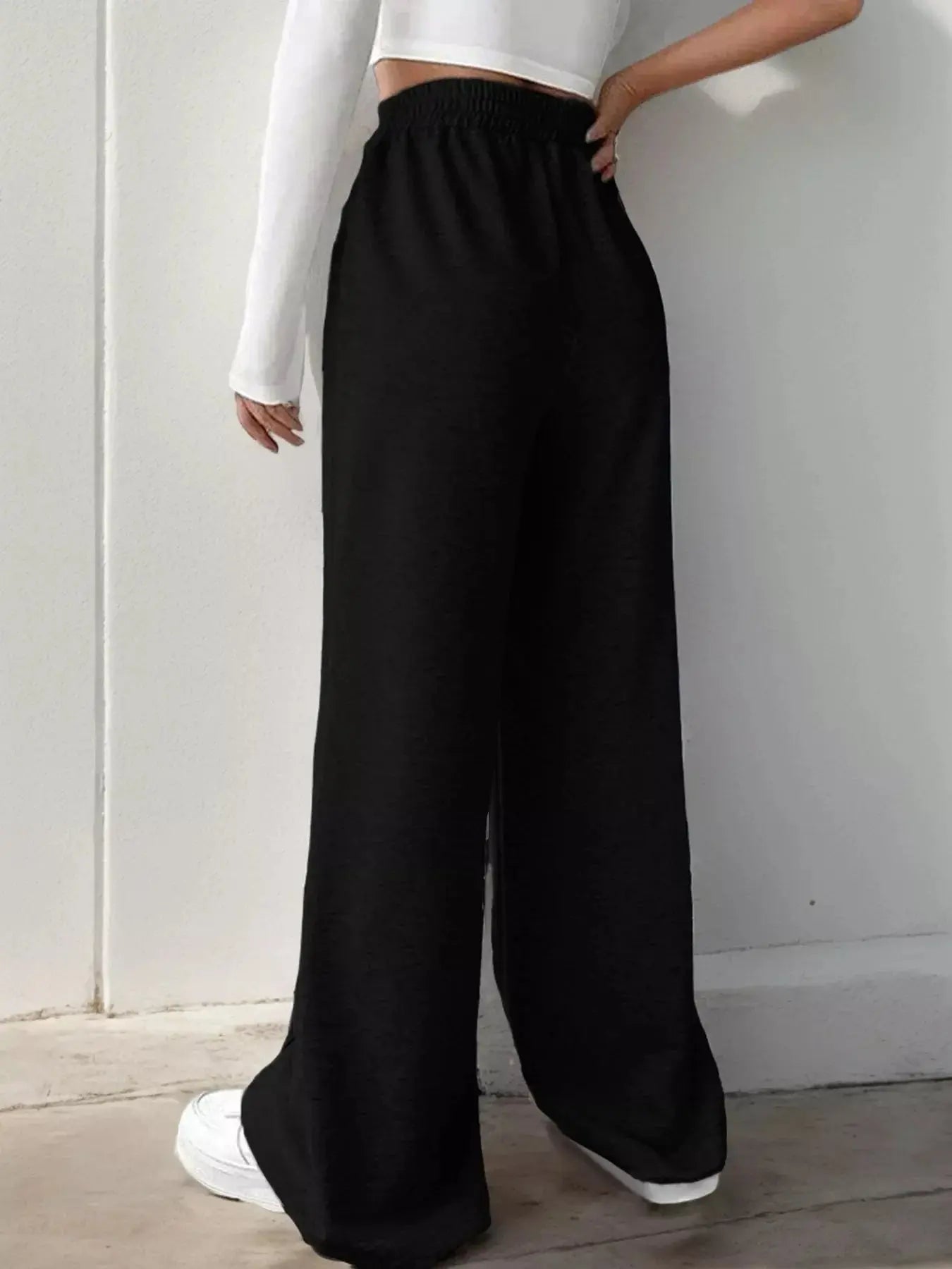 Wide Leg High Waist Pants Simply Love