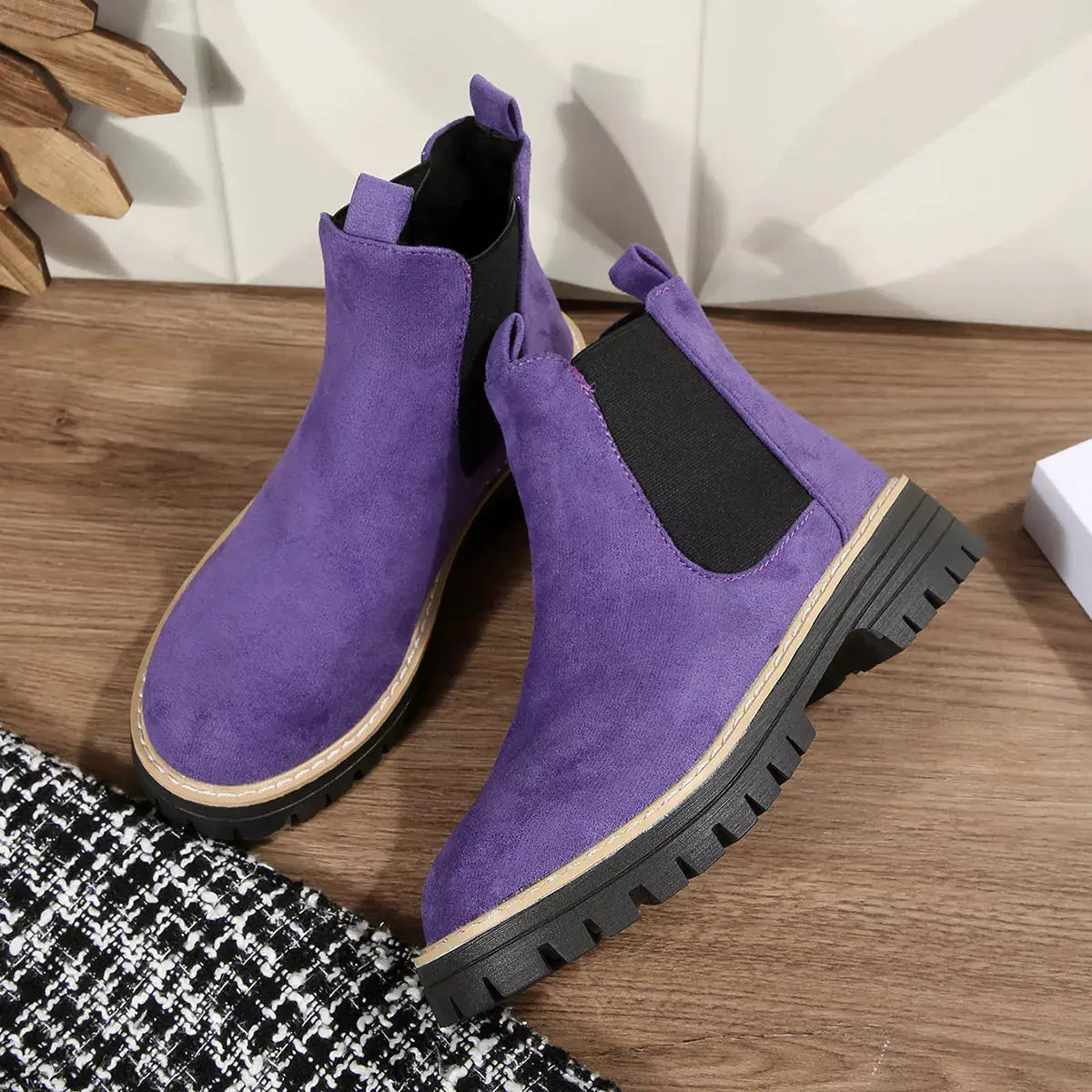 Round Toe Ankle Boots Simply Love