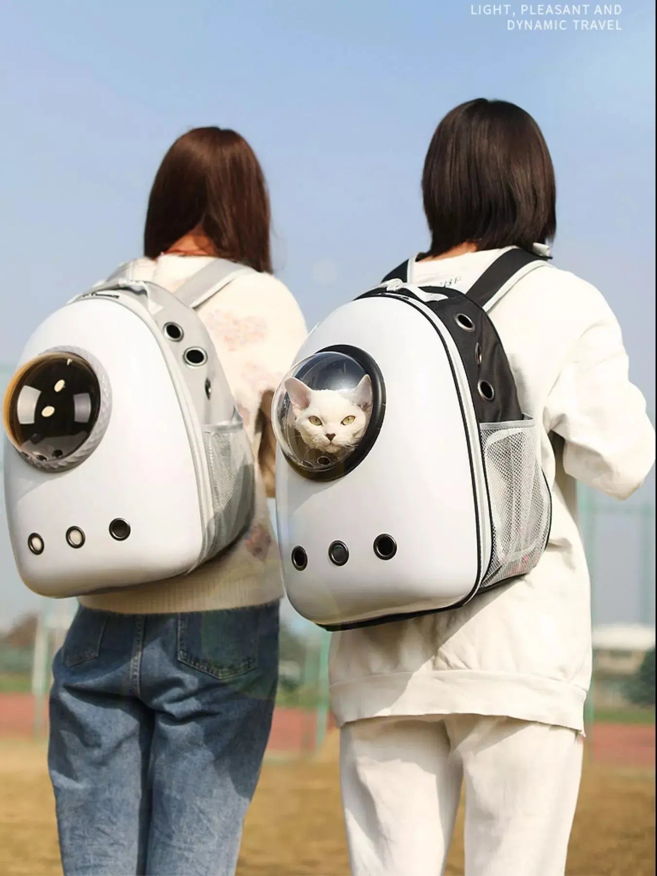 Space Capsule Transparent Pet Carrier Backpack Simply Love