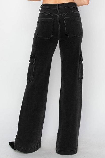 Risen Full Size High Rise Wide Leg Cargo JeansElevate Your Wardrobe with Risen Full Size High Rise Wide Leg Cargo Jeans

Experience the perfect blend of comfort and style with our Risen Full Size High Rise Wide Love Salve Risen Full Size High Rise Wide Leg Cargo JeansJeans