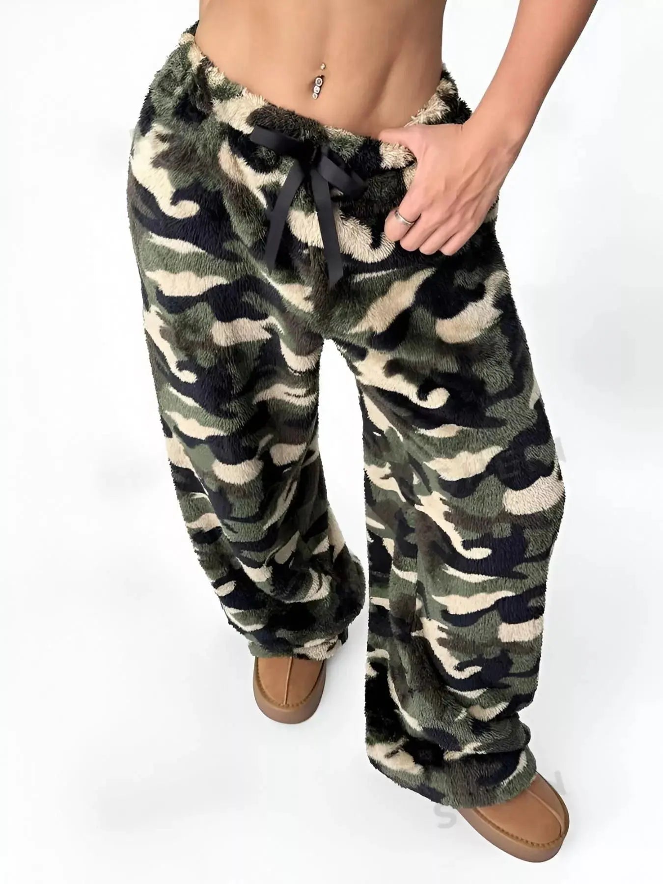 Drawstring Wide Leg Pants Simply Love