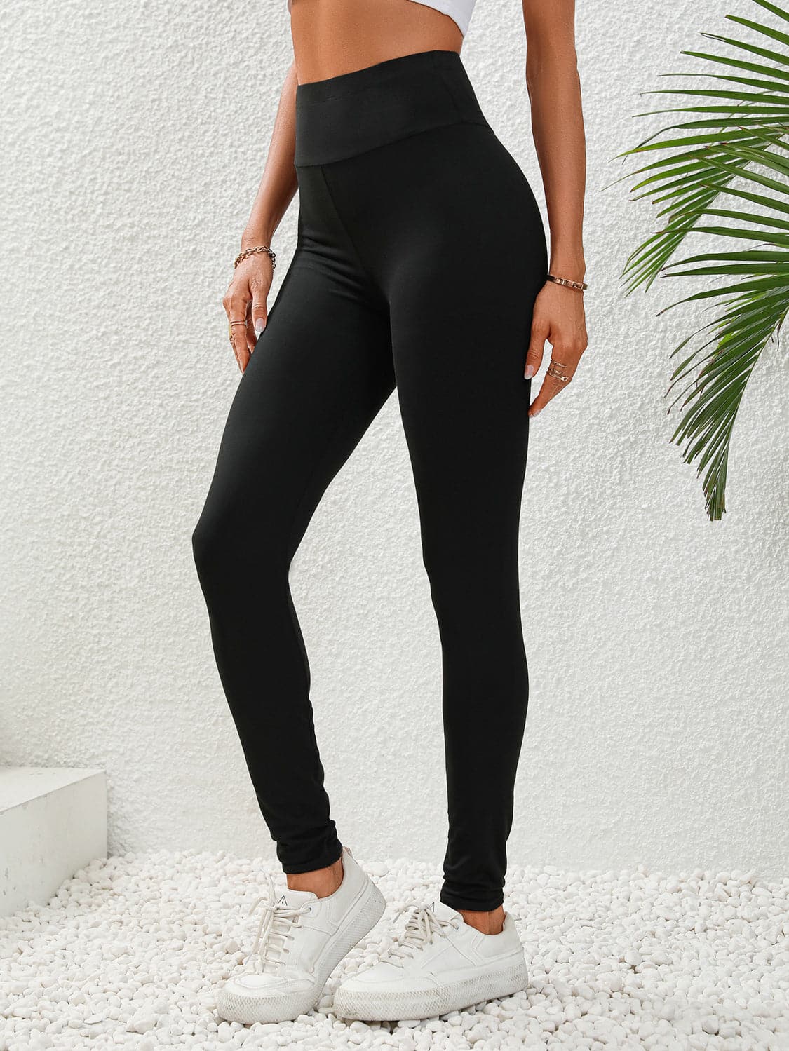 Wide Waistband Leggings.