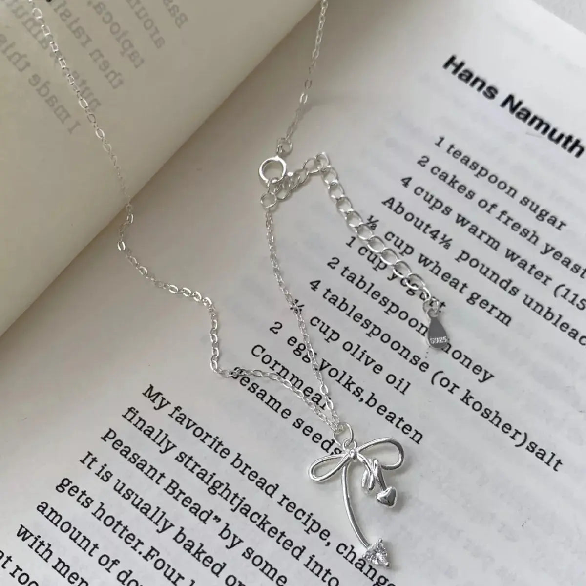 Bowknot Pendant Necklace Simply Love