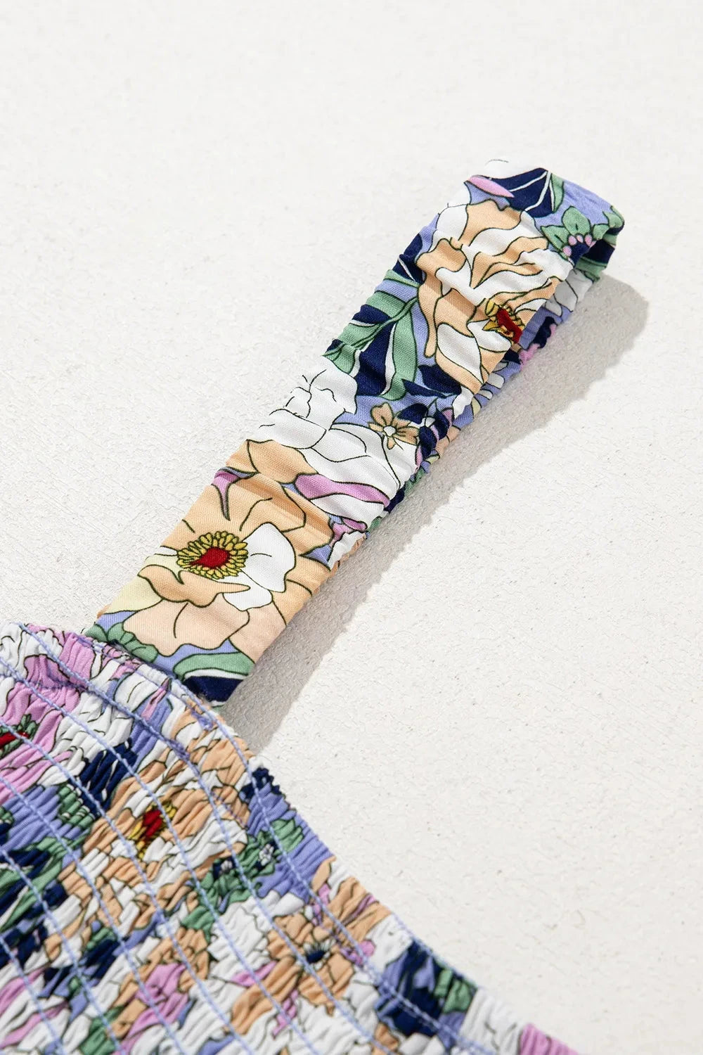 Bloom & Breeze Floral Smocked Jumpsuit Coco’s Tee Boutique