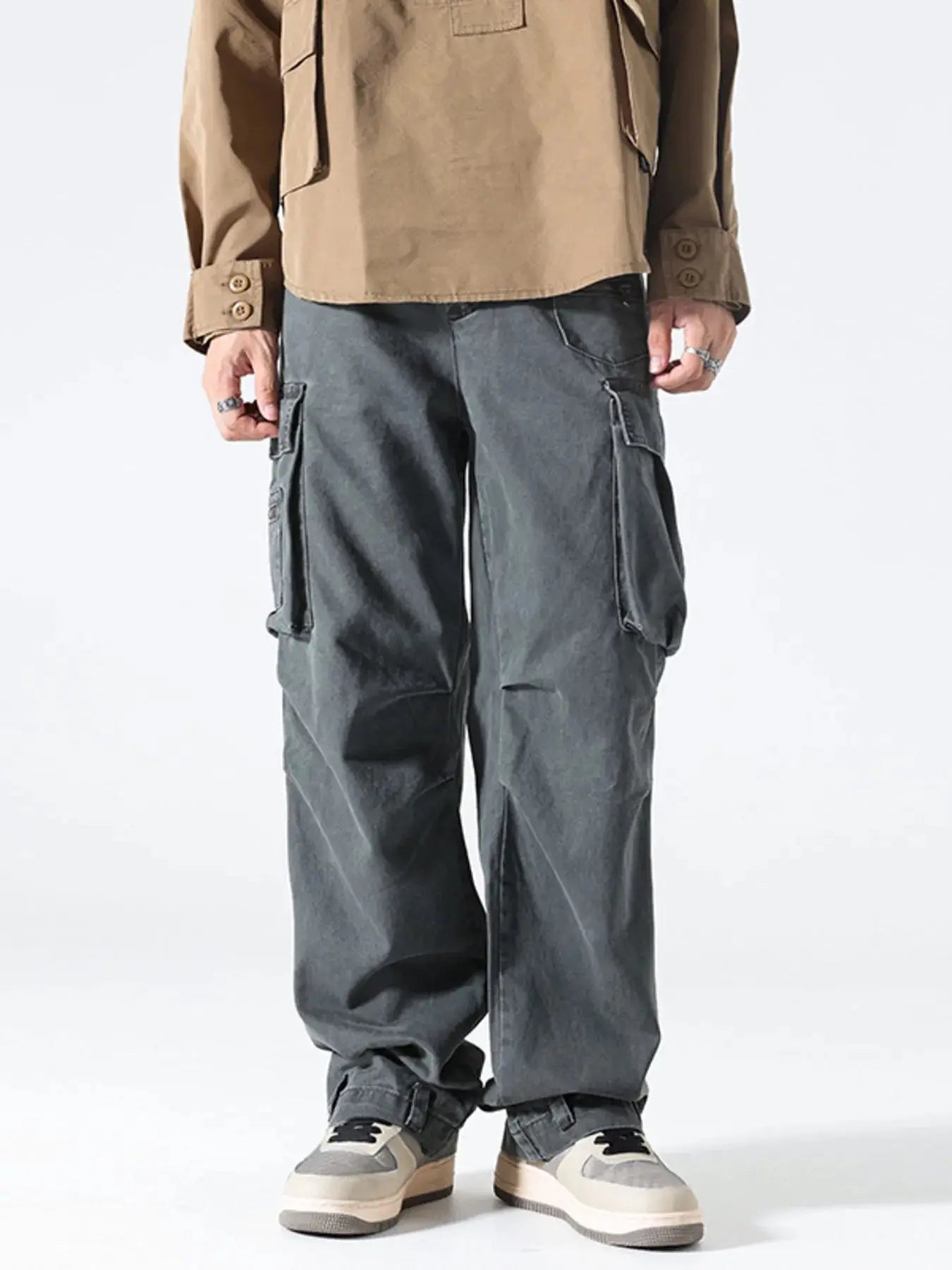 Men's Loose Fit Cargo Pants Simply Love