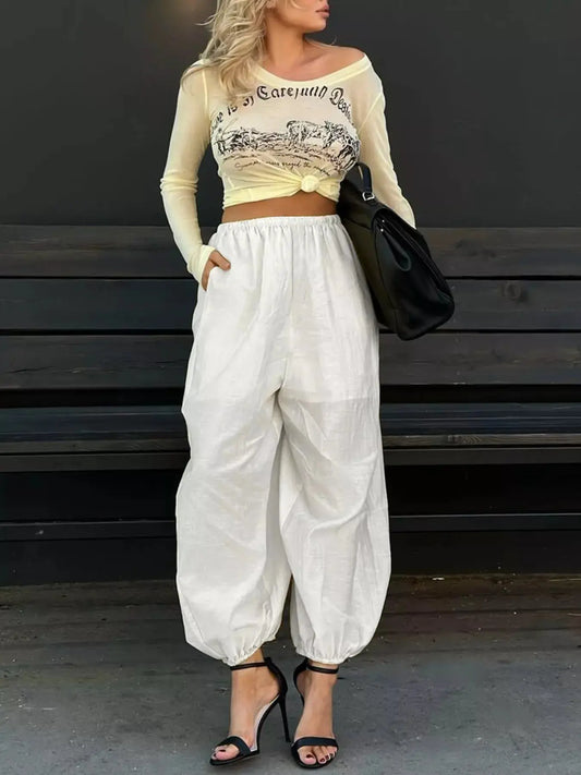 Elastic Waist Pants Simply Love