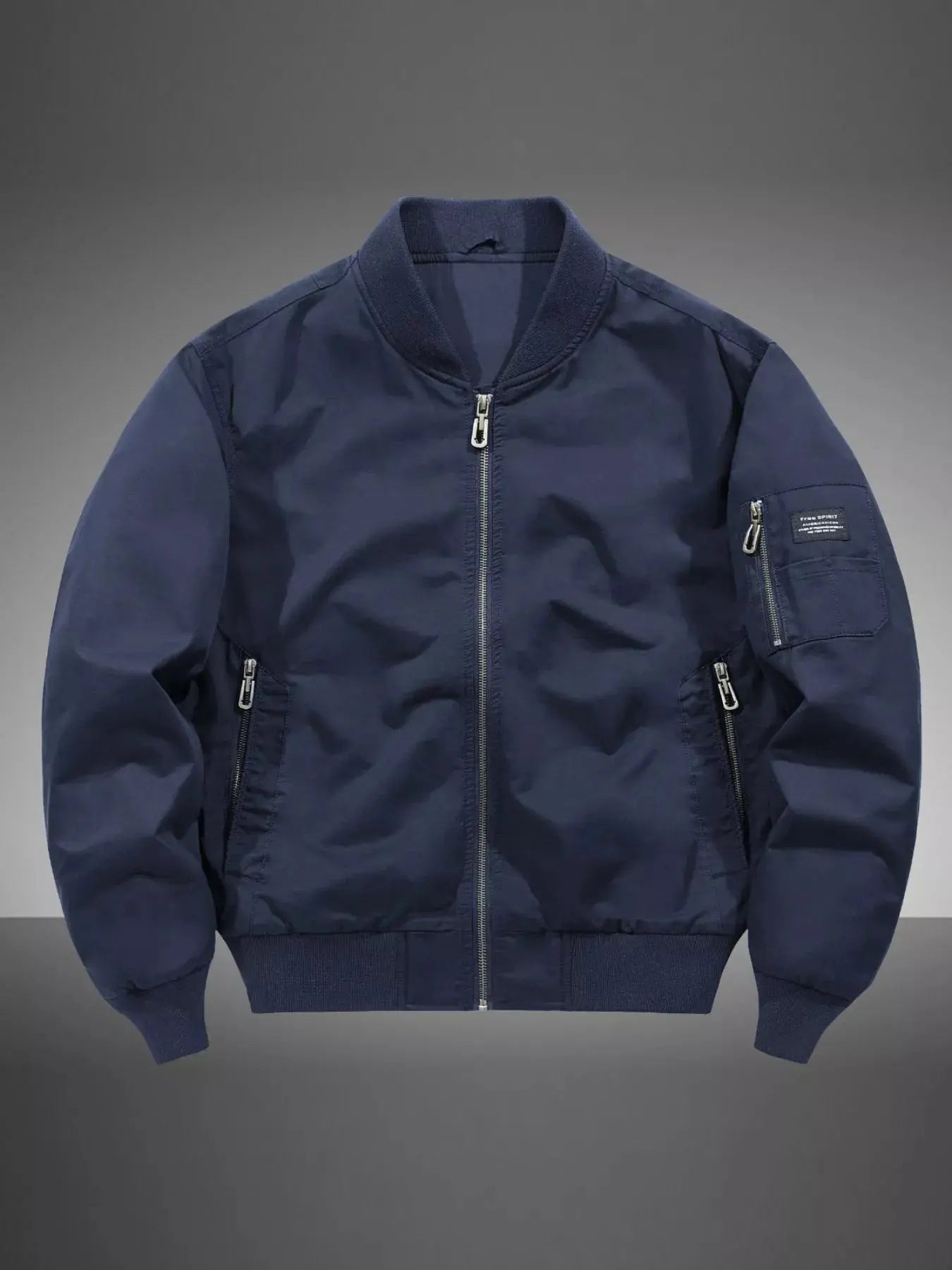 Men's Plus Size Casual Lightweight Bomber Jacket Simply Love