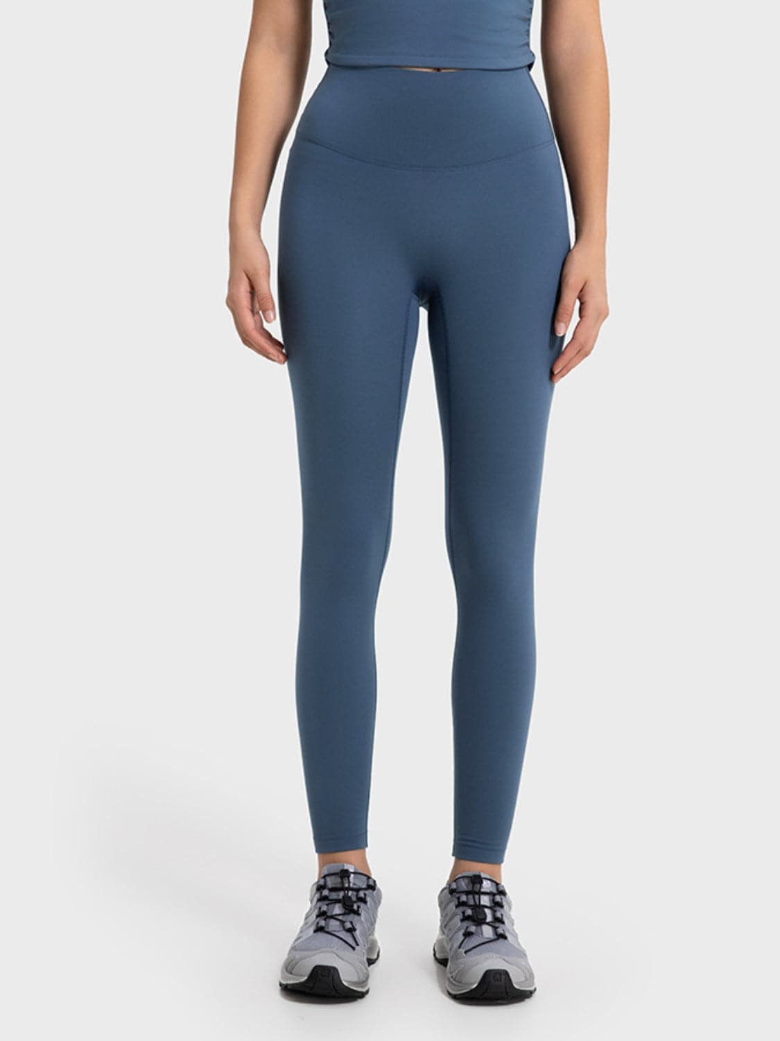 Wide Waistband Sports Leggings.