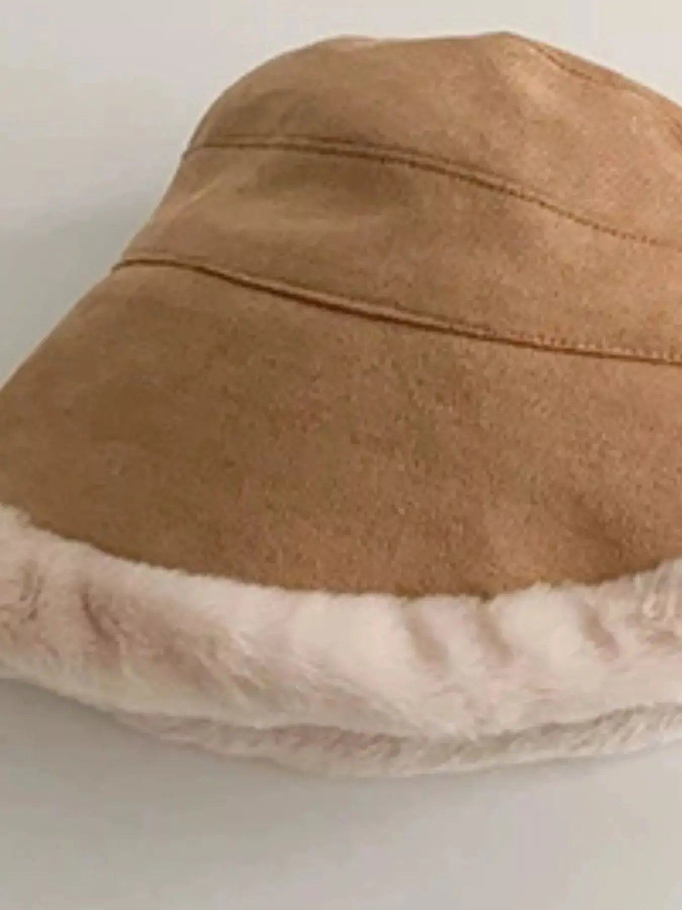 Children's Warm Plush Trim Bucket Hat Simply Love