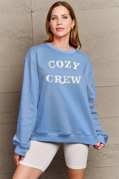 Simply Love Full Size COZY GREW Graphic Sweatshirt.