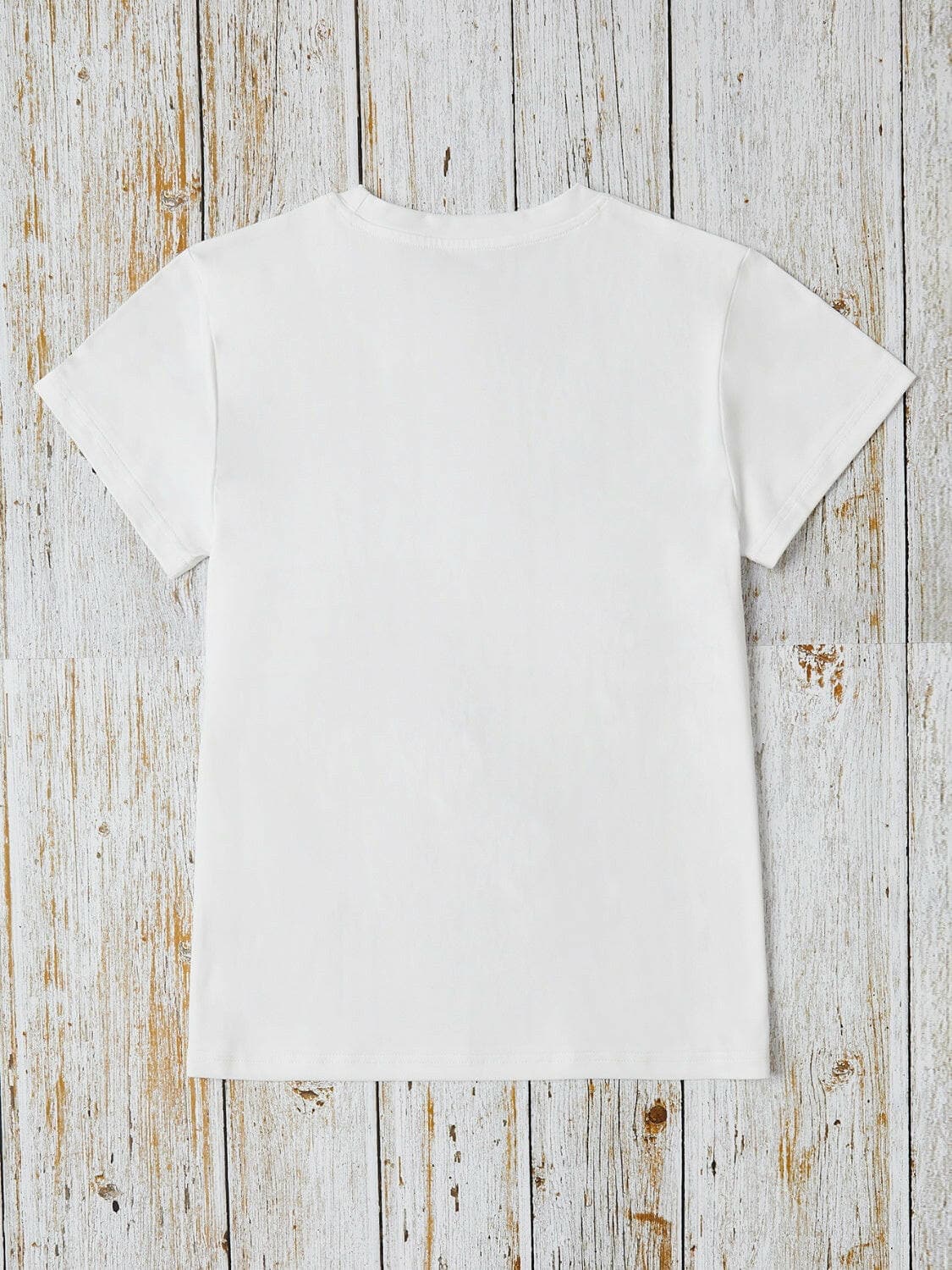 Graphic Round Neck Short Sleeve T-Shirt.