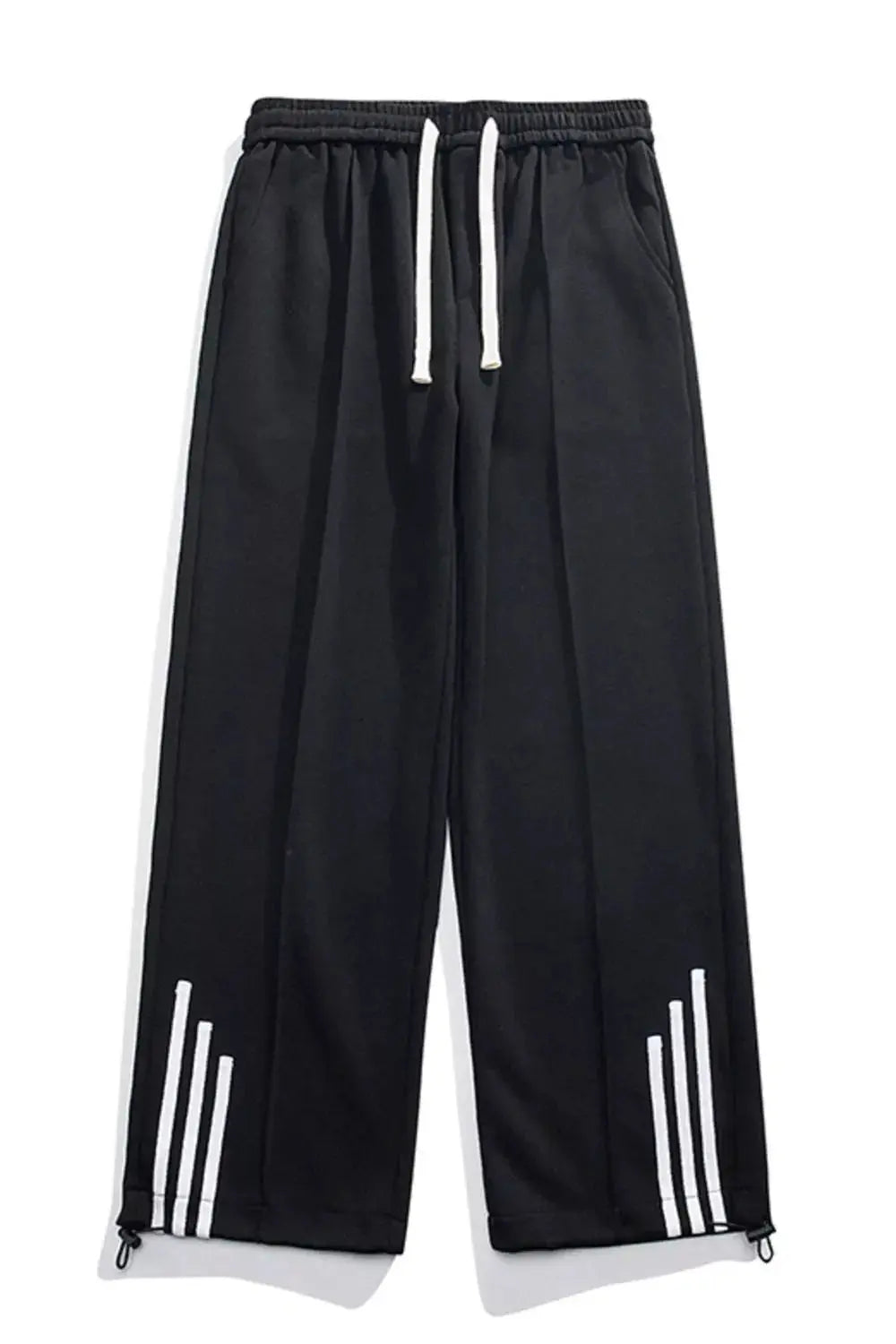 Men's Plus Size Casual Loose Fit Sweatpants With Striped Detail Simply Love